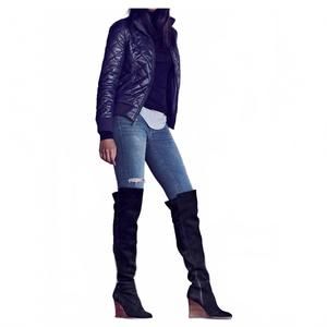 NEW VINCE CAMUTO granta over the knee wedge boot in black
